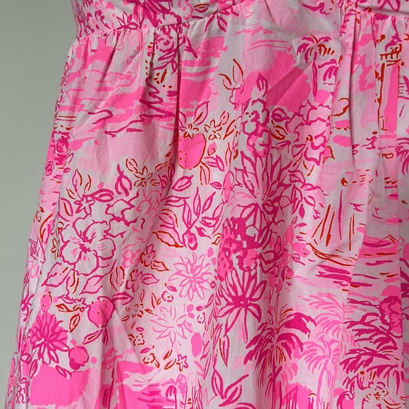 NWT Lilly Pulitzer Dresses Lilly Pulitzer Azora Cotton Midi Dress PINK Size 10 - Picture 5 of 8